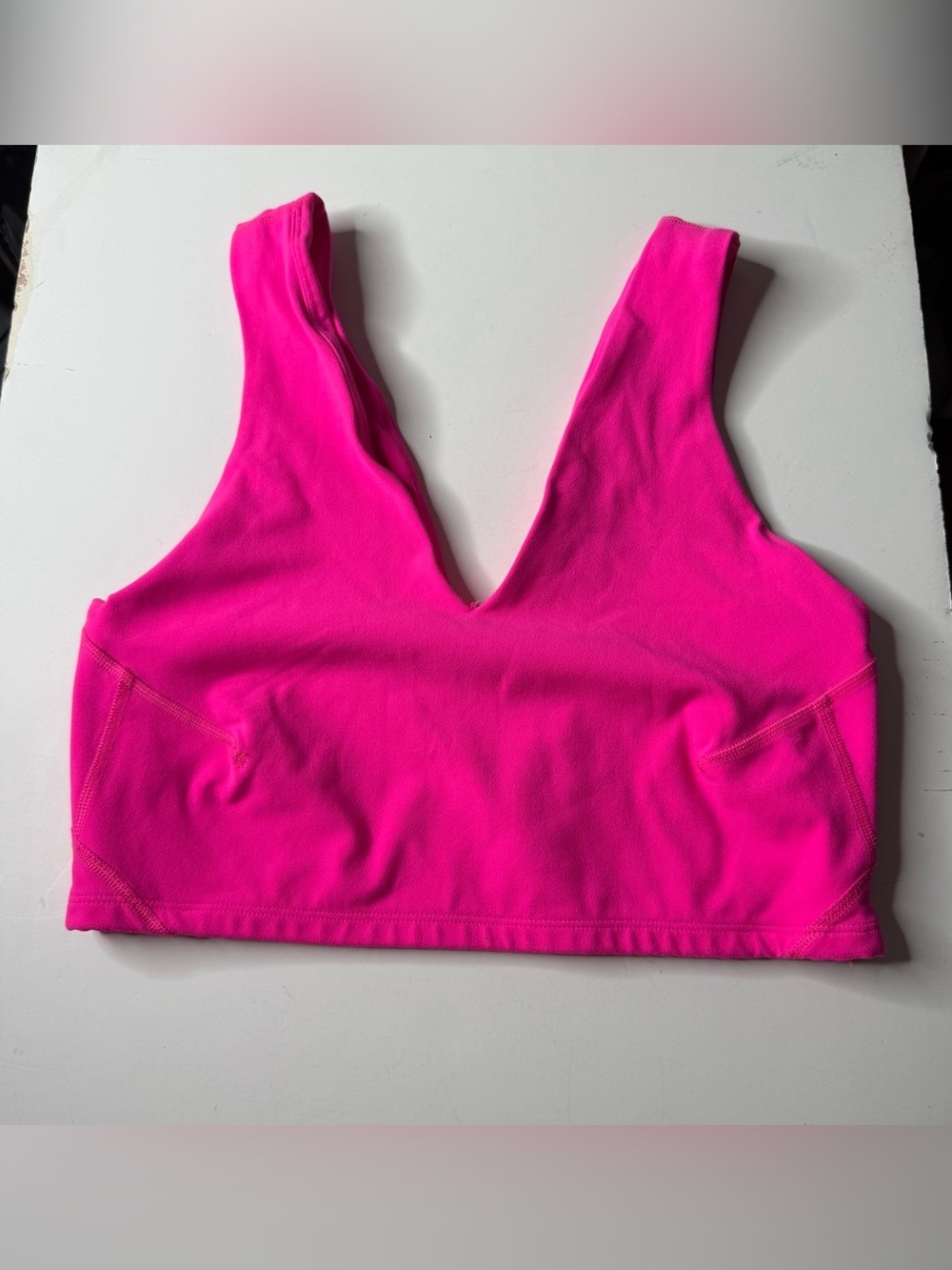 Free People Hot Pink V-Neck Bralette